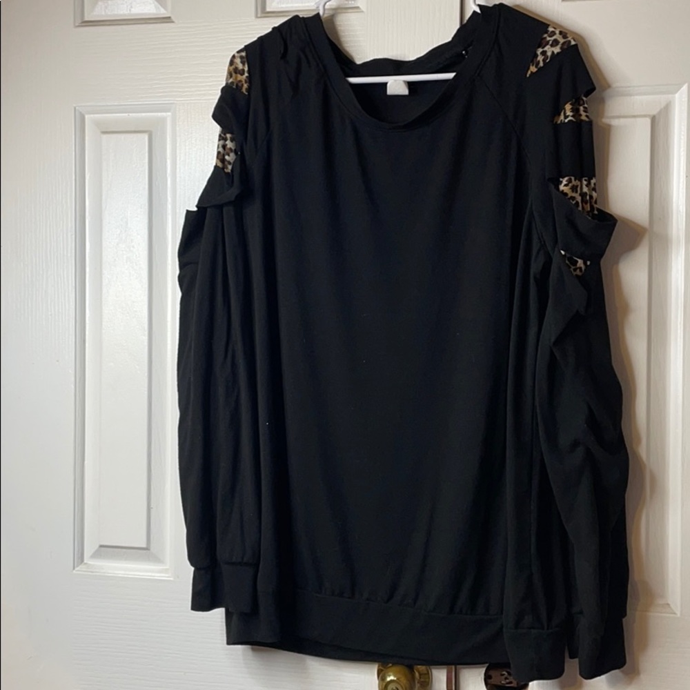 Leopard Distressed Shirt